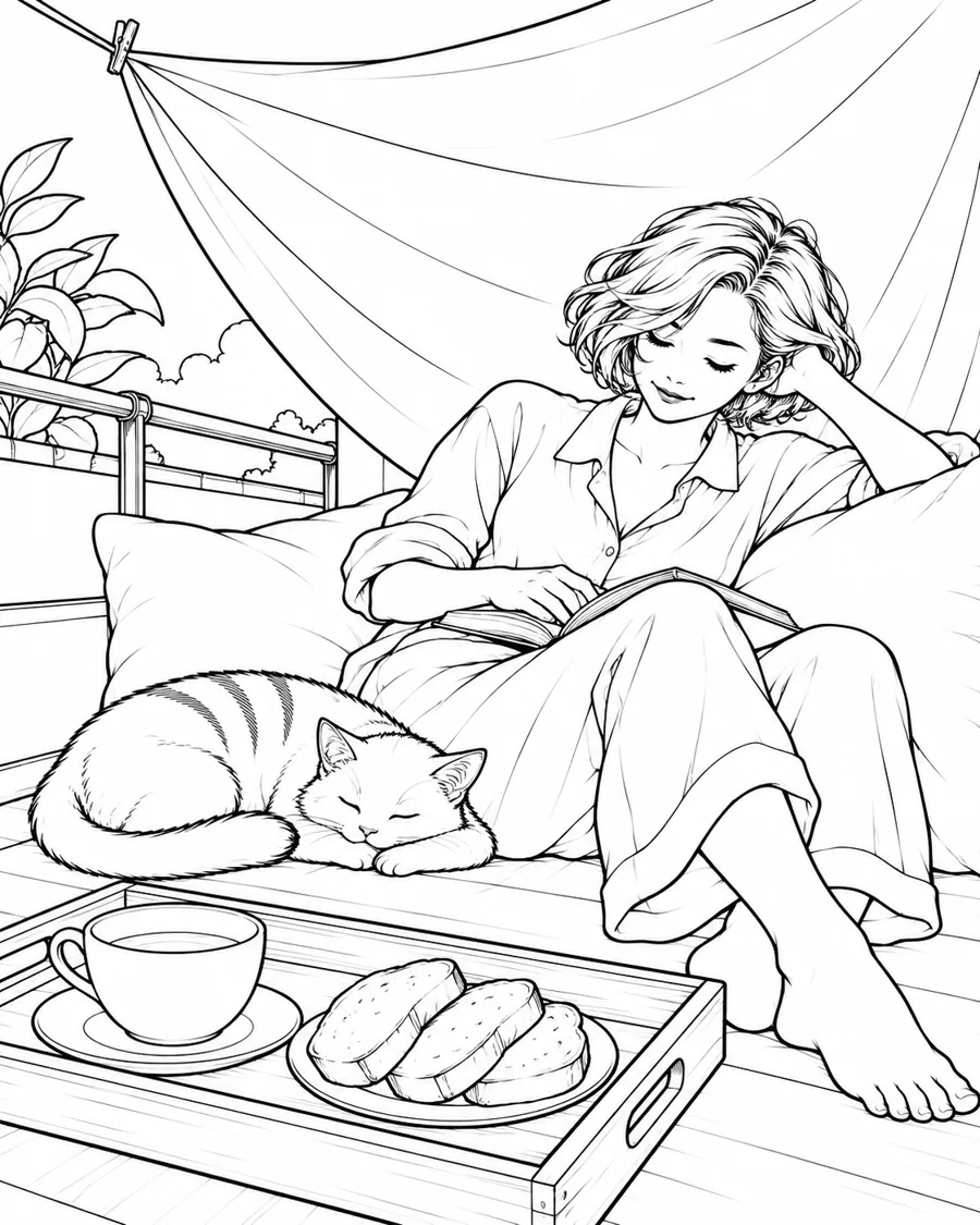 A book, a warm cup, and an afternoon together.
