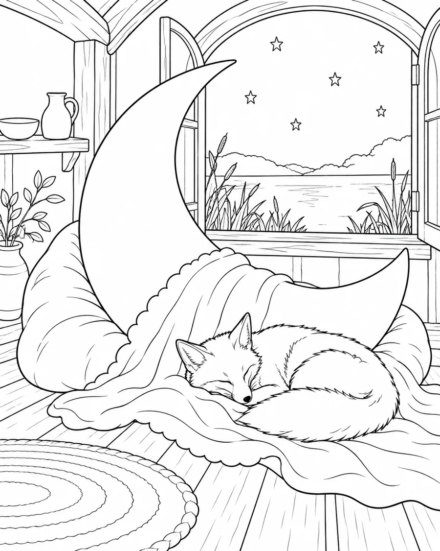 A soft blanket and a place beside a friend.